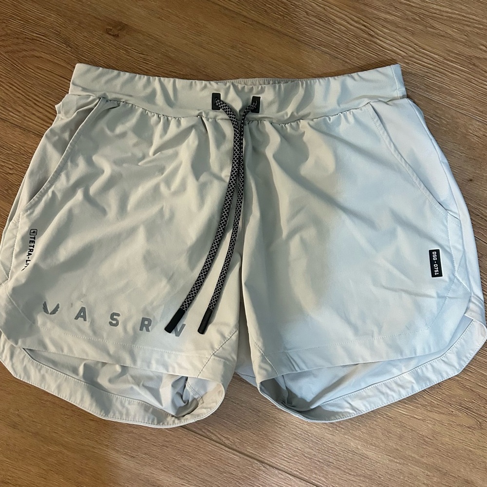 ASRV Tetra-Lite 5” inseam White Linerless Shorts
